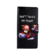 TopQ Xiaomi Redmi Note 9 Pro book Don't Touch Bear 50657 - Phone Cover
