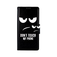 TopQ Xiaomi Redmi Note 9 Pro booklet Don't Touch 50626 - Phone Cover