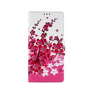 TopQ Xiaomi Redmi Note 9 booklet Flowers textile 50599 - Phone Cover