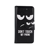 TopQ iPhone SE 2020 booklet Don't Touch 49754 - Phone Case