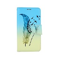 TopQ iPhone SE 2020 booklet Feather 49747 - Phone Case