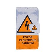 TopQ iPhone 11 booklet Attention electrical device 49790 - Phone Case