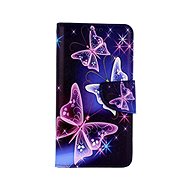TopQ iPhone 11 book Blue with butterflies 49776 - Phone Case