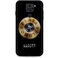 TopQ Xiaomi Redmi Note 9 silicone Plata O Plomo 51162 - Phone Cover