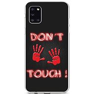TopQ Samsung A31 silicone Don't Touch Red 50913 - Phone Cover