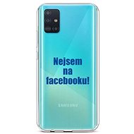 TopQ Samsung A51 silicone I'm not on Facebook 51412 - Phone Cover