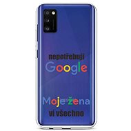 TopQ Samsung A41 silicone Google 51389 - Phone Cover