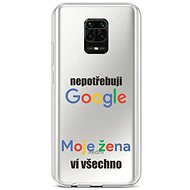 TopQ Xiaomi Redmi Note 9 Pro silicone Google 51386 - Phone Cover