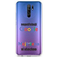 TopQ Xiaomi Redmi 9 silicone Google 51387 - Phone Cover