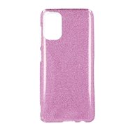 Forcell Samsung A41 glitter pink 51640 - Phone Case