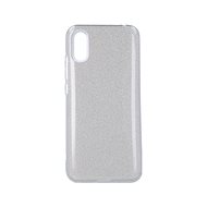 TopQ Xiaomi Redmi 9A glitter silver 52393 - Phone Case