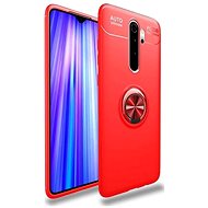TopQ Xiaomi Redmi 9 silicone red with red ring 52736 - Phone Cover