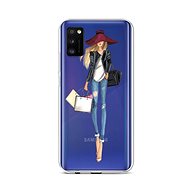 TopQ Samsung A41 silicone Lady 2 52665 - Phone Cover