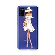 TopQ Samsung A41 silicone Lady 5 52664 - Phone Cover