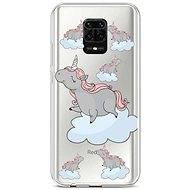 TopQ Xiaomi Redmi Note 9 Pro silicone Grey Unicorns 52518 - Phone Cover
