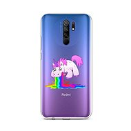 TopQ Xiaomi Redmi 9 silicone Rainbow Splash 52894 - Phone Cover