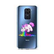 TopQ Xiaomi Redmi Note 9 silicone Rainbow Splash 52438 - Phone Cover