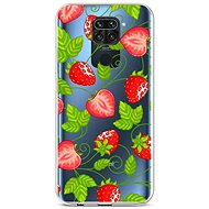 TopQ Xiaomi Redmi Note 9 silicone Strawberries 52411 - Phone Cover
