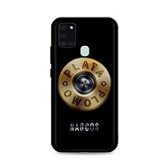 TopQ Samsung A21s silicone Plata O Plomo 51913 - Phone Cover