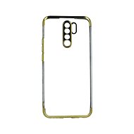 TopQ Frame Xiaomi Redmi 9 silicone gold 52814 - Phone Cover