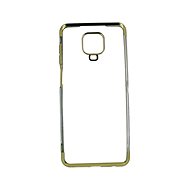 TopQ Frame Xiaomi Redmi Note 9 Pro silicone gold 52492 - Phone Cover