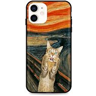 TopQ iPhone 12 mini silicone Scared Cat 53312 - Phone Cover