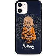 TopQ iPhone 12 mini silicone Be Happy 53324 - Phone Cover