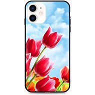 TopQ iPhone 12 mini silicone Tulips 53317 - Phone Cover