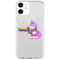 TopQ iPhone 12 mini silicone Rainbow Gun 53265 - Phone Cover