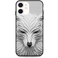 TopQ LUXURY iPhone 12 mini solid White wolf 53407 - Phone Cover