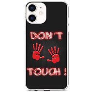 TopQ iPhone 12 mini silicone Don't Touch Red 53465 - Phone Cover