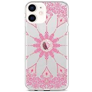 TopQ iPhone 12 mini silicone Pink Mandala 53462 - Phone Cover