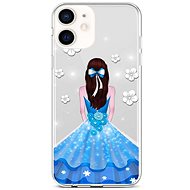 TopQ iPhone 12 mini silicone Blue Princess 53443 - Phone Cover