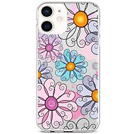 TopQ iPhone 12 mini silicone Colorful Daisy 53441 - Phone Cover