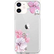 TopQ iPhone 12 mini silicone Violet Blossom 53438 - Phone Cover