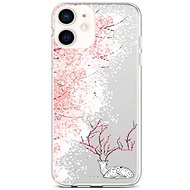 TopQ iPhone 12 mini silicone Blooming Deer 53437 - Phone Cover