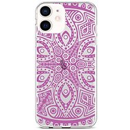 TopQ iPhone 12 mini silicone Violet Mandala 53432 - Phone Cover