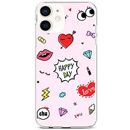 TopQ iPhone 12 mini silicone Happy Day 53421 - Phone Cover