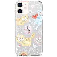 TopQ iPhone 12 mini silicone Happy Cats 53417 - Phone Cover