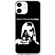 TopQ iPhone 12 mini silicone Don't Touch Gun 53416 - Phone Cover