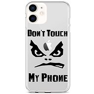 TopQ iPhone 12 mini silicone Don't Touch transparent 53415 - Phone Cover