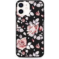 TopQ LUXURY iPhone 12 mini hard Black Roses 53384 - Phone Cover