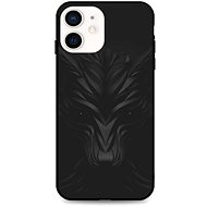 TopQ LUXURY iPhone 12 mini solid Black wolf 53382 - Phone Cover