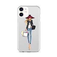 TopQ iPhone 12 mini silicone Lady 2 53409 - Phone Cover