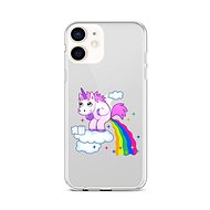 TopQ iPhone 12 mini silicone Rainbow Disaster 53267 - Phone Cover