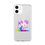 TopQ iPhone 12 mini silicone Rainbow Splash 53266 - Phone Cover