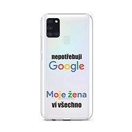 TopQ Samsung A21s silicone Google 52118 - Phone Cover
