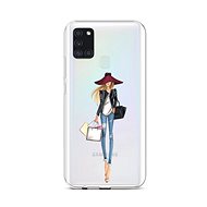 TopQ Samsung A21s silicone Lady 2 52103 - Phone Cover