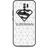 TopQ Xiaomi Redmi 9 3D silicone White Superman 51738 - Phone Cover
