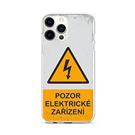 TopQ iPhone 12 Pro Max silicone Attention electrical device 53592 - Phone Cover